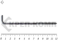 Шуруп с костылём L-образный 6х120 (100шт)