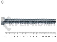 Болт полная резьба, цинк DIN933 16х160 пр.5,8 (100шт)