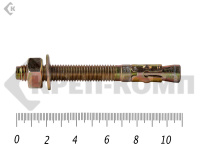 Анкер клиновой 12х110, желтый цинк (50шт)