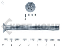 Винт потайной,цинк DIN965 4х65 (25шт)