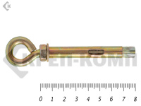 Анкер с кольцом м8 10х 80 (50шт)