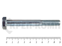 Болты DIN 931, с неполной резьбой, цинк, 12х 90 мм пр.8.8 (14 кг/145)