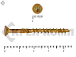 Саморезы Конструкционные, потай Torx, желтый цинк   3.5х 50 мм (20 шт) – фото