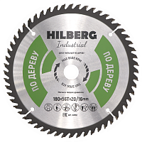 Диск 180*20/16*56Т, пильный по дереву Hilberg Industrial (1 шт)